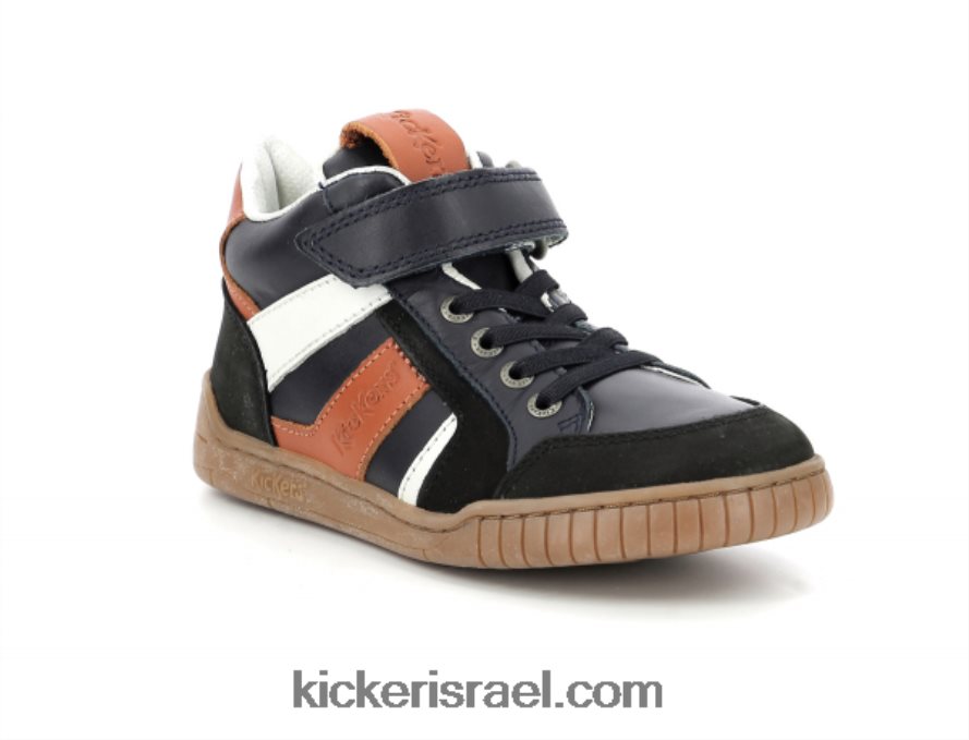 Kickers ילדים wincky cdt שחור גמל נייבי 6L8266988